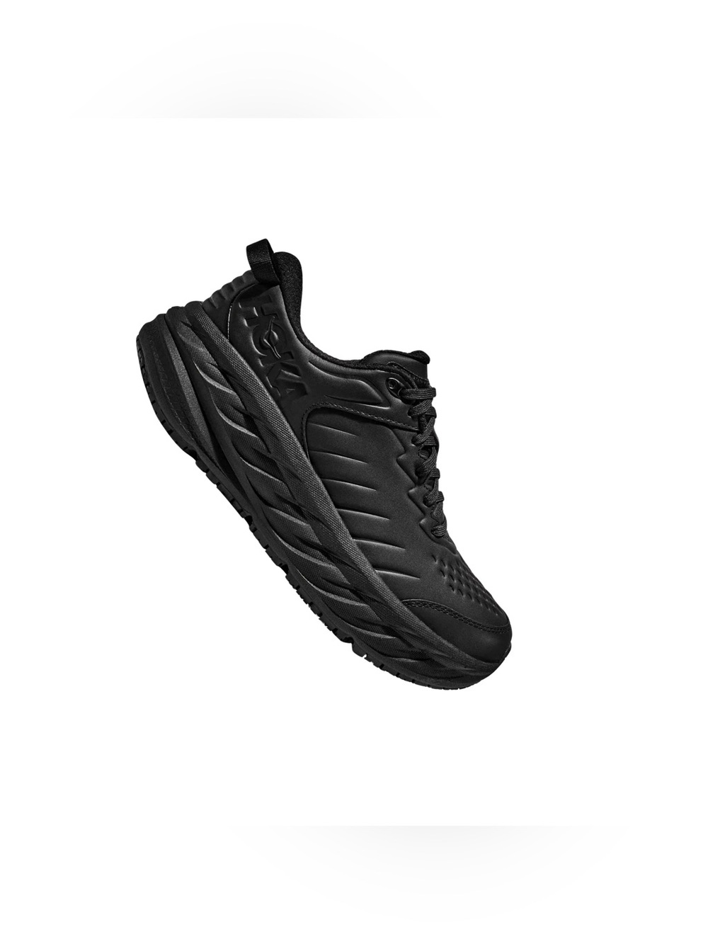 Hoka Bondi SR Cushioned Leather Slip Resistant Shoes Ss 12.5 Mens
(Sep 026)